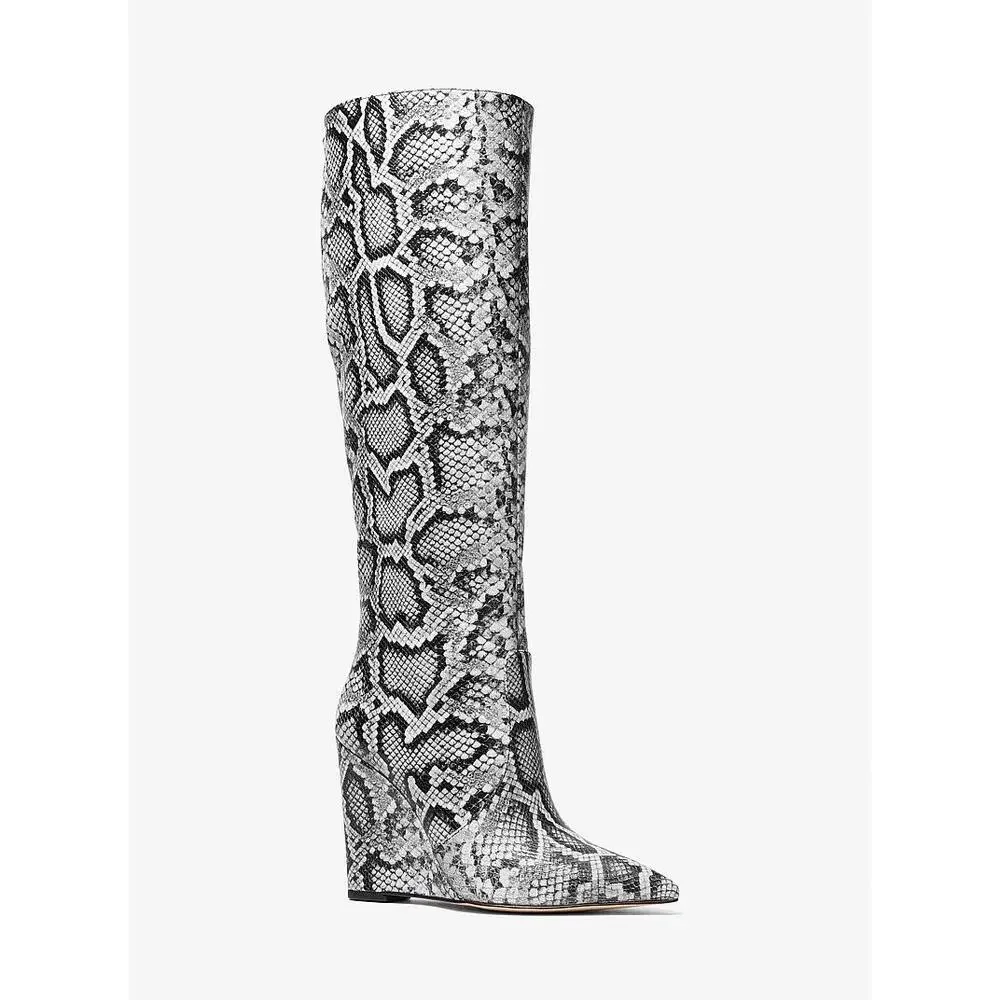 Michael Kors Women's Isra Leather Boots Size 8.5 MSRP $275